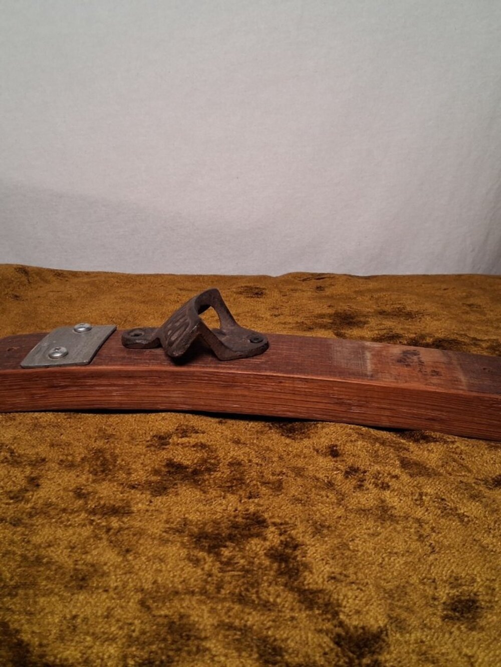 Handmade Wine Barrel Wood Bottle Opener Rustic Barware Bar Restaurant Mancave - Picture 12 of 13